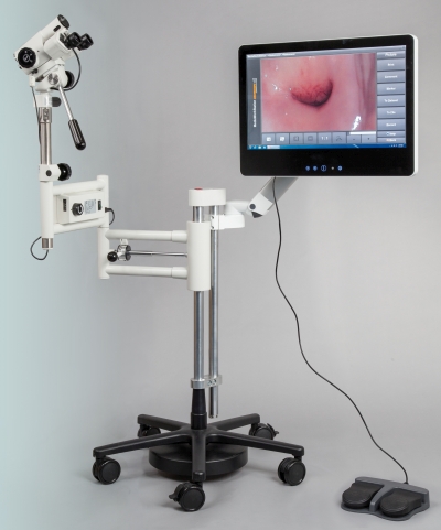 Рабочая станция врача-гинеколога Leisegang на курсе CERVIX PRO